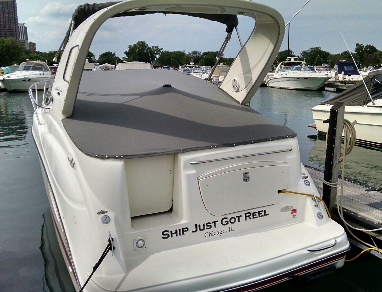 CockpitCoverShipJustGotReel Chicago Marine Canvas Custom