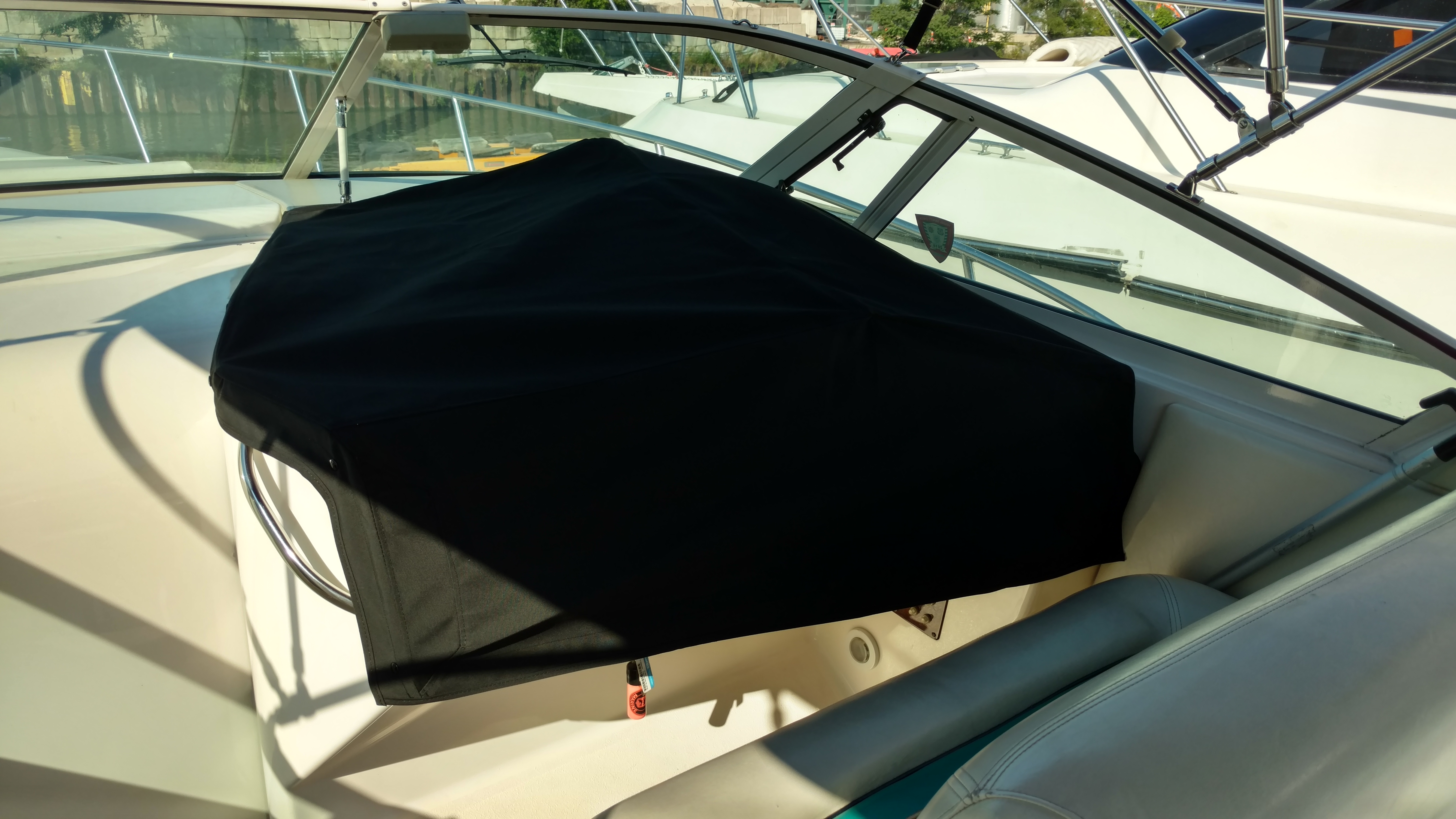 Navigation Console Cover Chicago Marine Canvas Custom Boat Covers