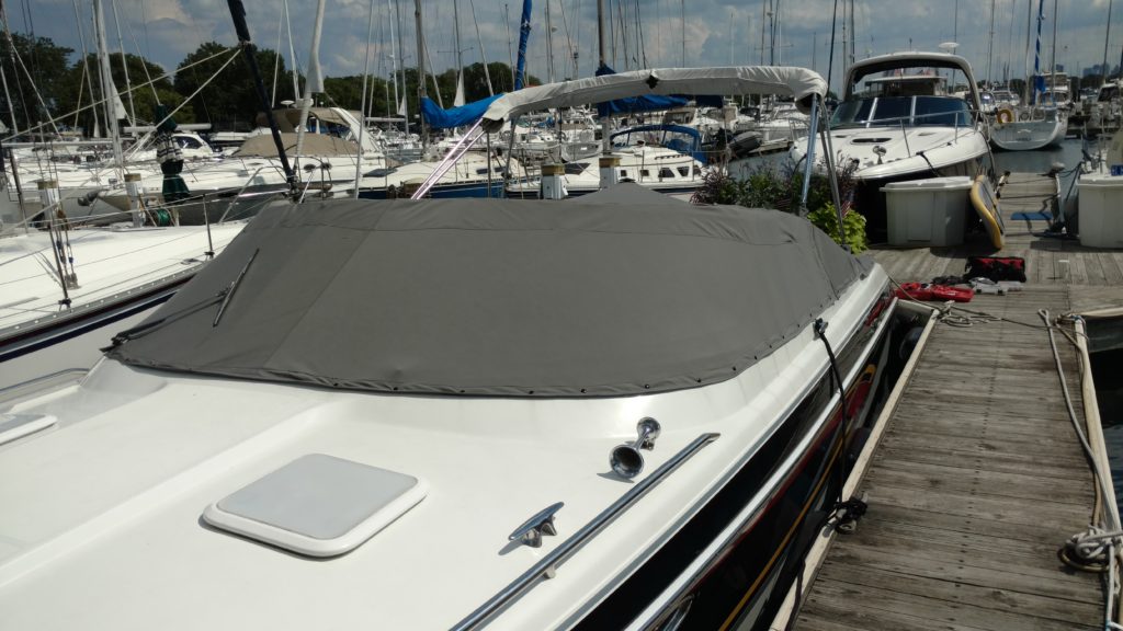 32' Forumla Cockpit Cover Chicago Marine Canvas Custom Boat Covers