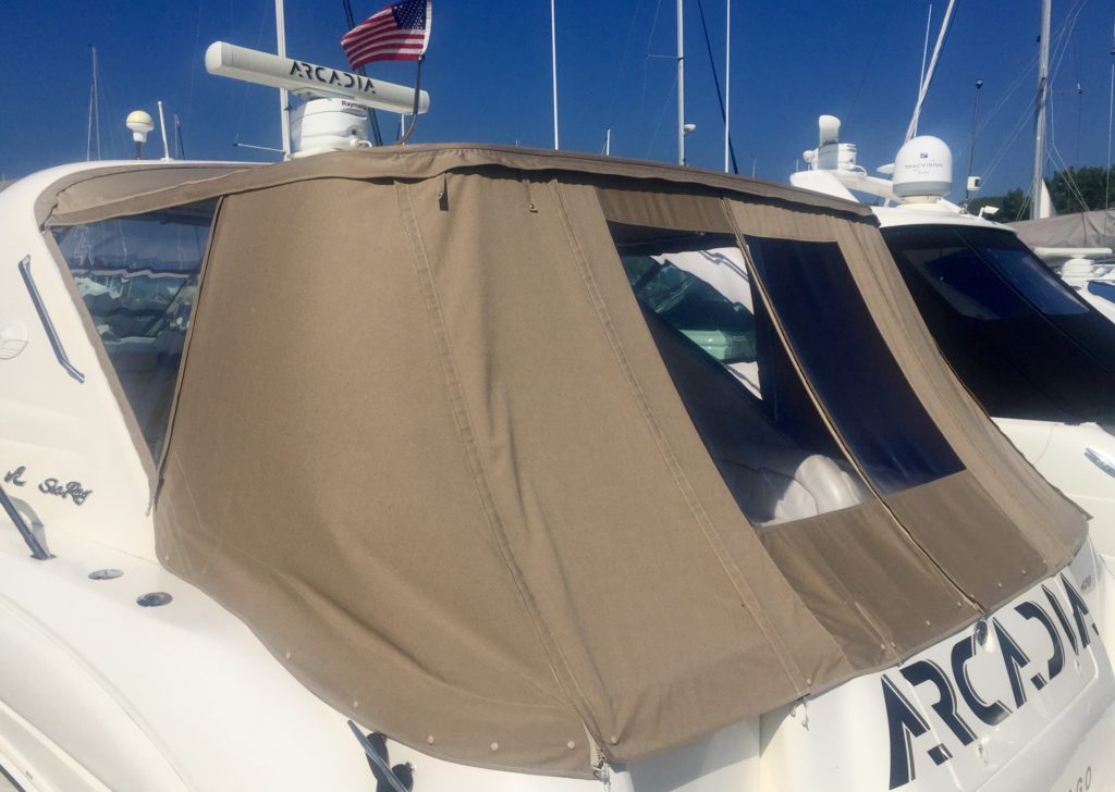 Sea Ray Full Enclosure Chicago Marine Canvas Custom Boat Covers