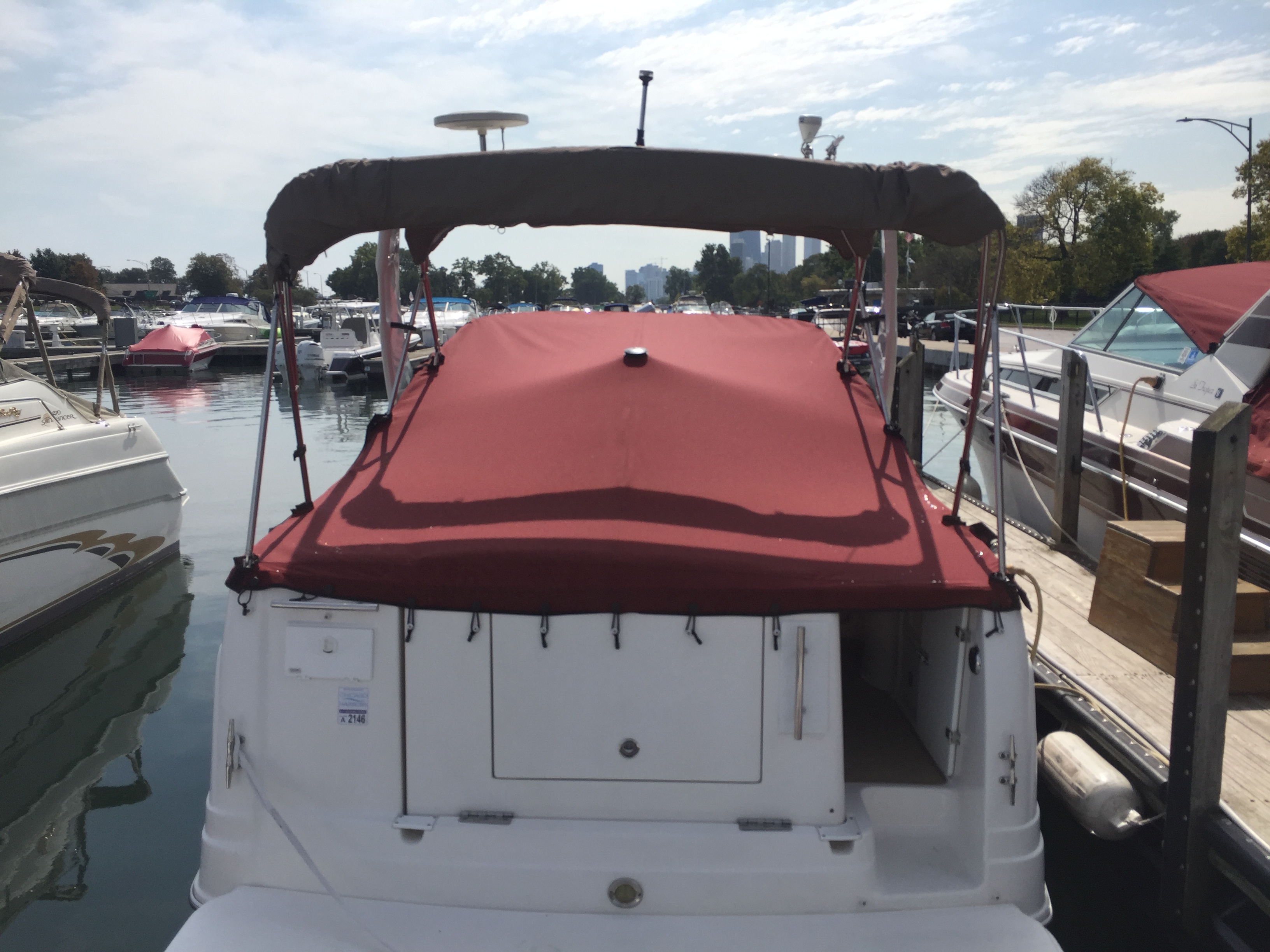 Rinker Vee 270 Cockpit Cover Chicago Marine Canvas Custom Boat Covers