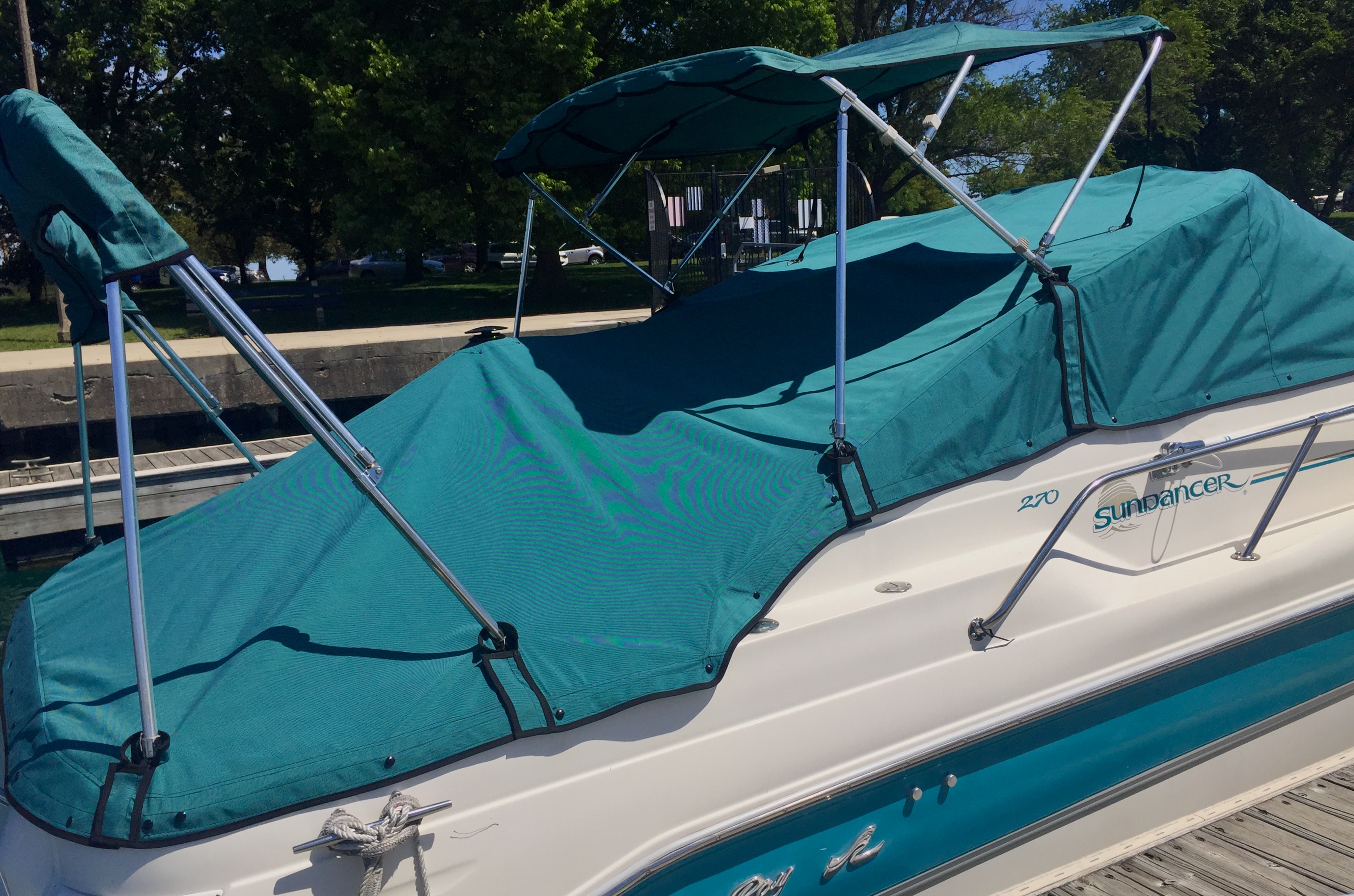 Sundancer 270 Cockpit Cover By Chicago Marine Canvas Chicago Marine