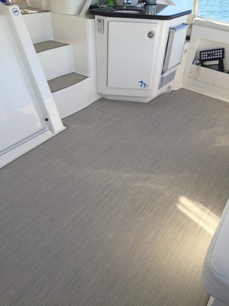 Woven Vinyl Flooring Chicago Marine Canvas Custom Boat Covers