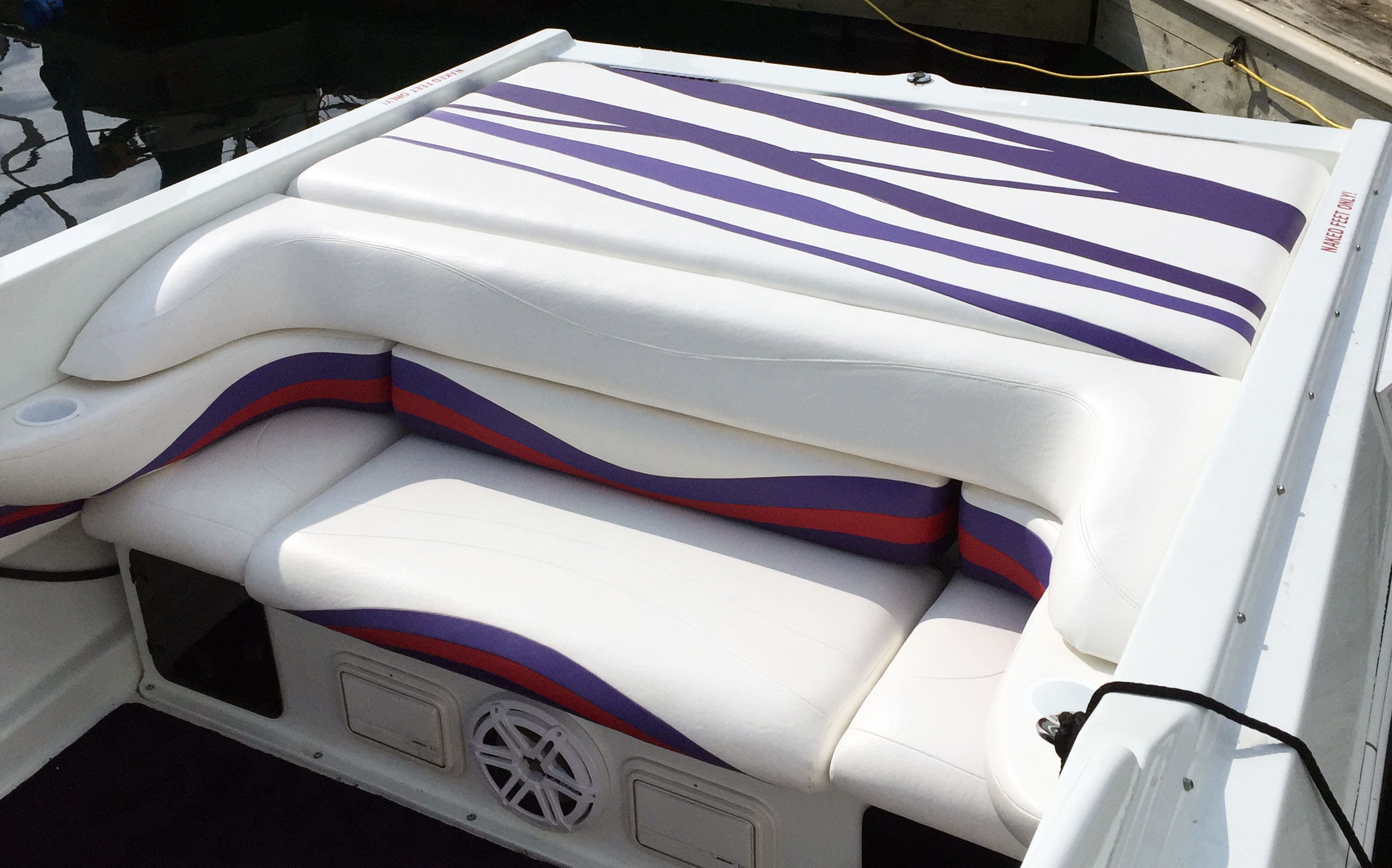 Baja Outlaw Engine Hatch Chicago Marine Canvas Custom Boat Covers