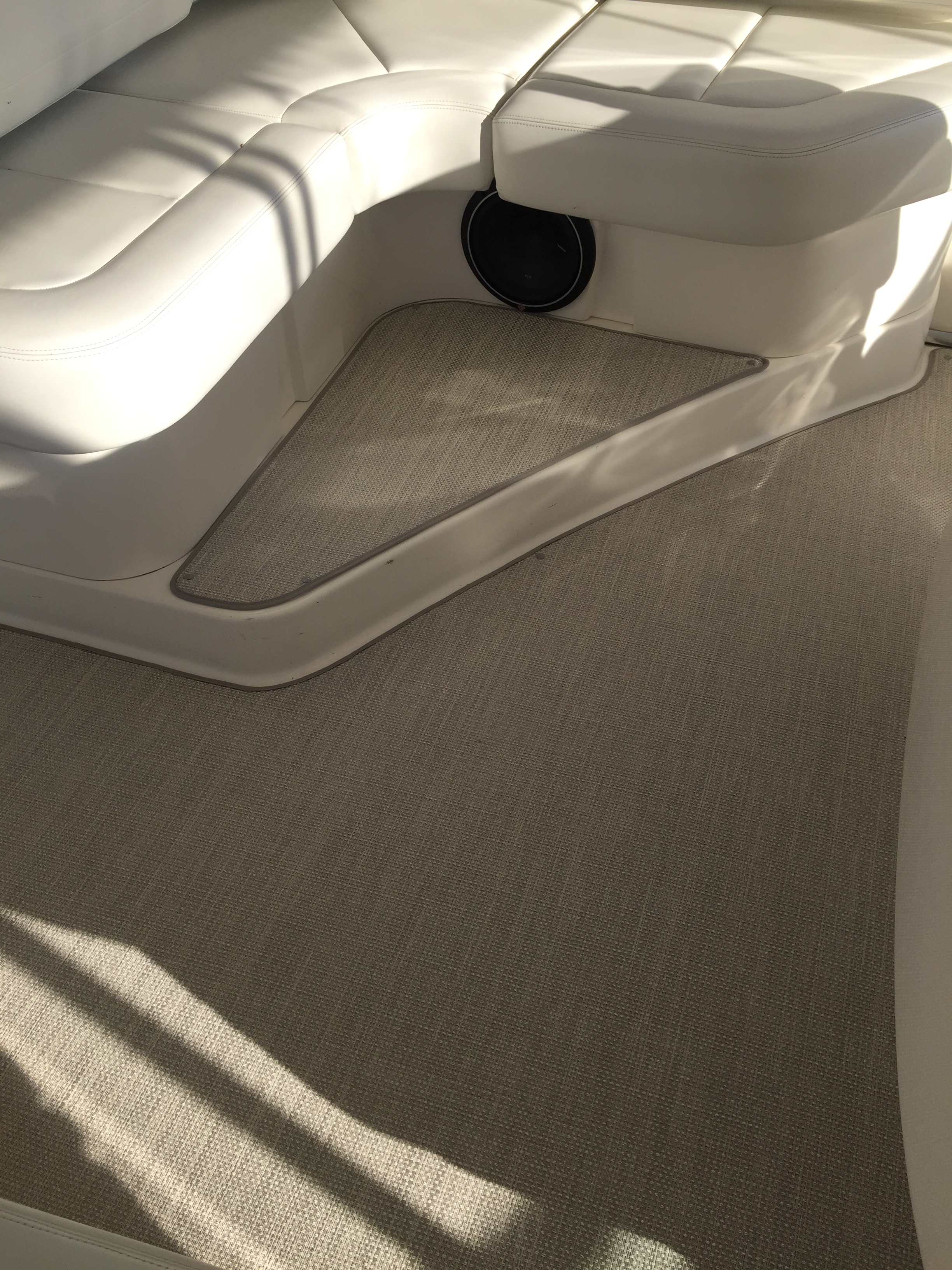 Woven Vinyl Flooring | Chicago Marine Canvas | Custom Boat Covers